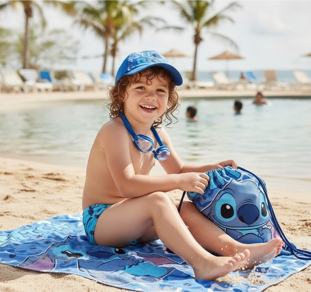 Telo Mare Lilo&Stitch Set 4 pezzi.