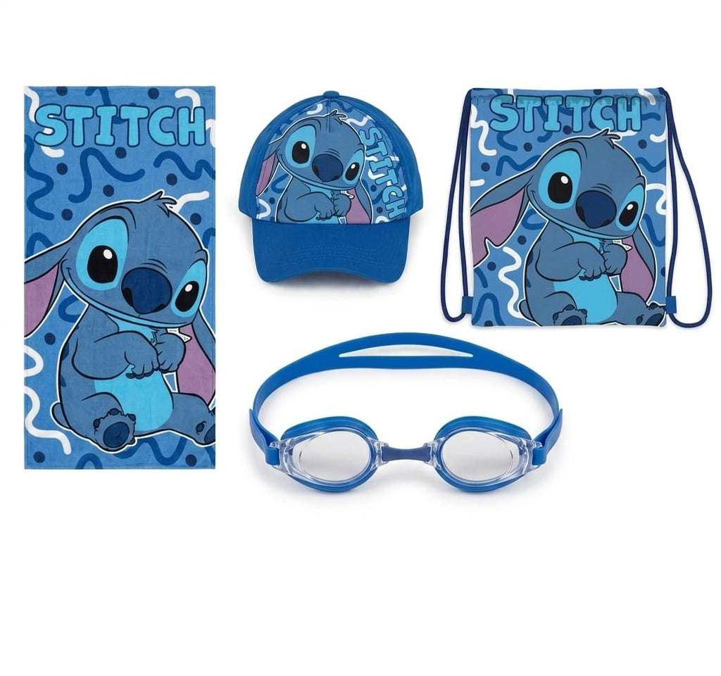 Telo Mare Lilo&Stitch Set 4 pezzi.